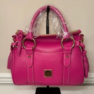 Dooney & Bourke Lucca Fuchsia Satchel